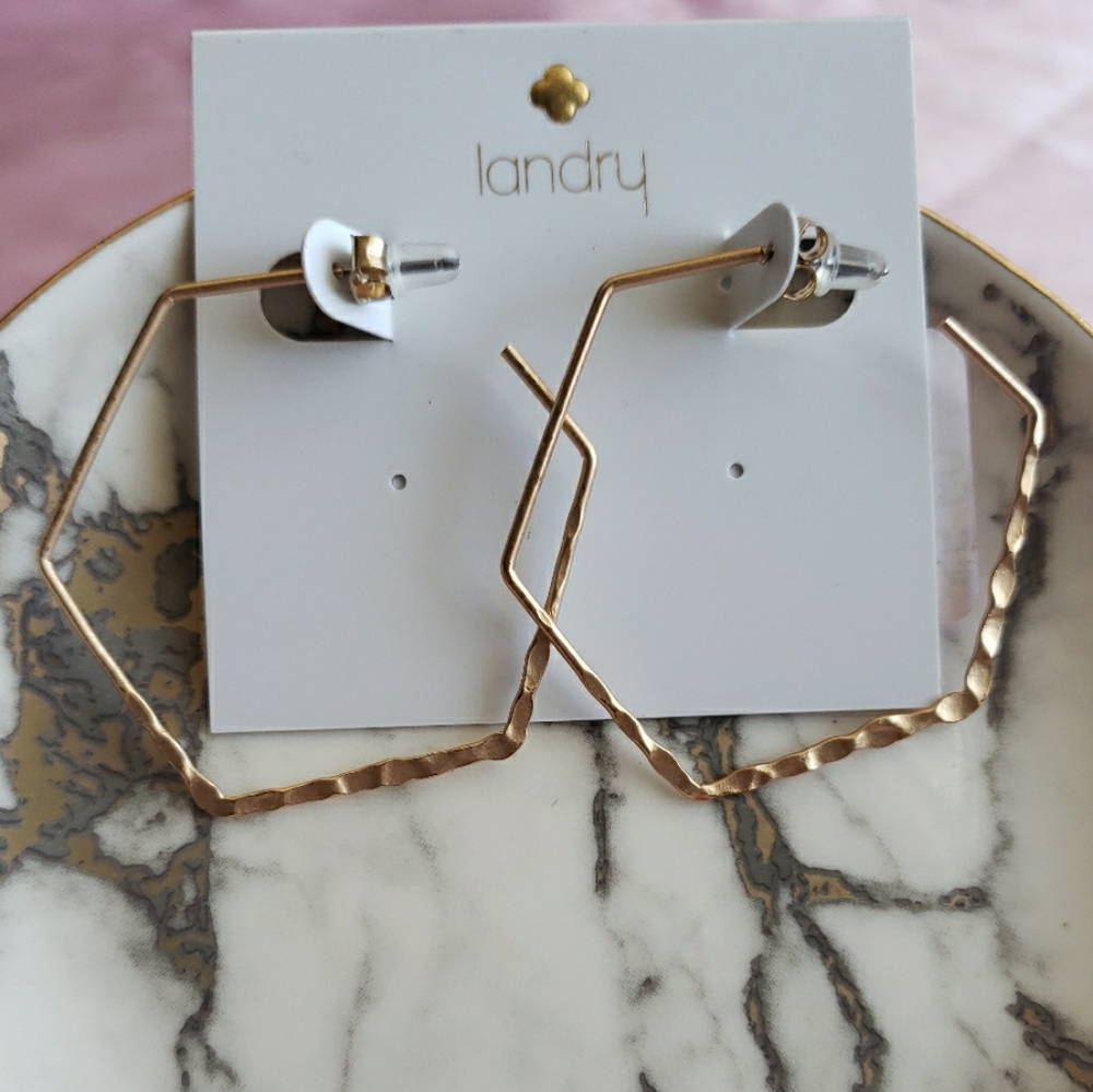 *Brand New* Kate Landry hoop earrings